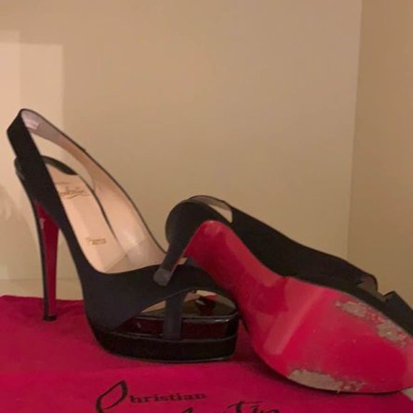 Christian Louboutin - Very Croise 140 crêpe satin - Picture 3 of 4